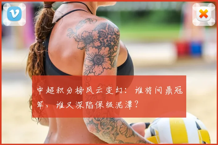 中超积分榜风云变幻：谁将问鼎冠军，谁又深陷保级泥潭？